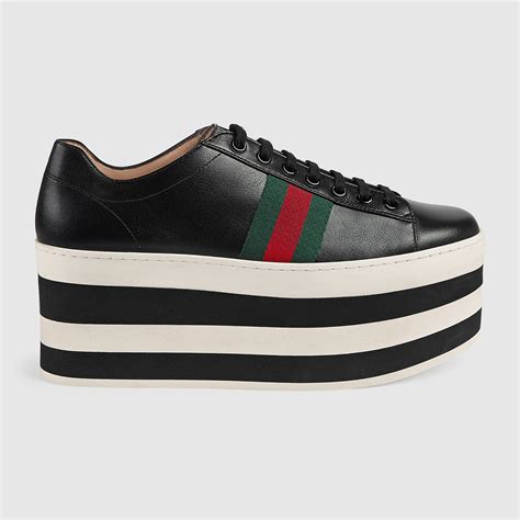 yellow gucci platform sneakers|Gucci platform sneakers sale.